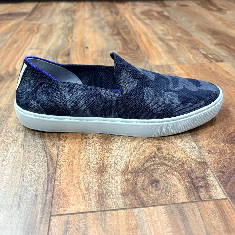 Rothy's The Original Slip-On Flats – Women's Size 9 – Blue & Gray Camo – Comfort - Picture 8 of 9